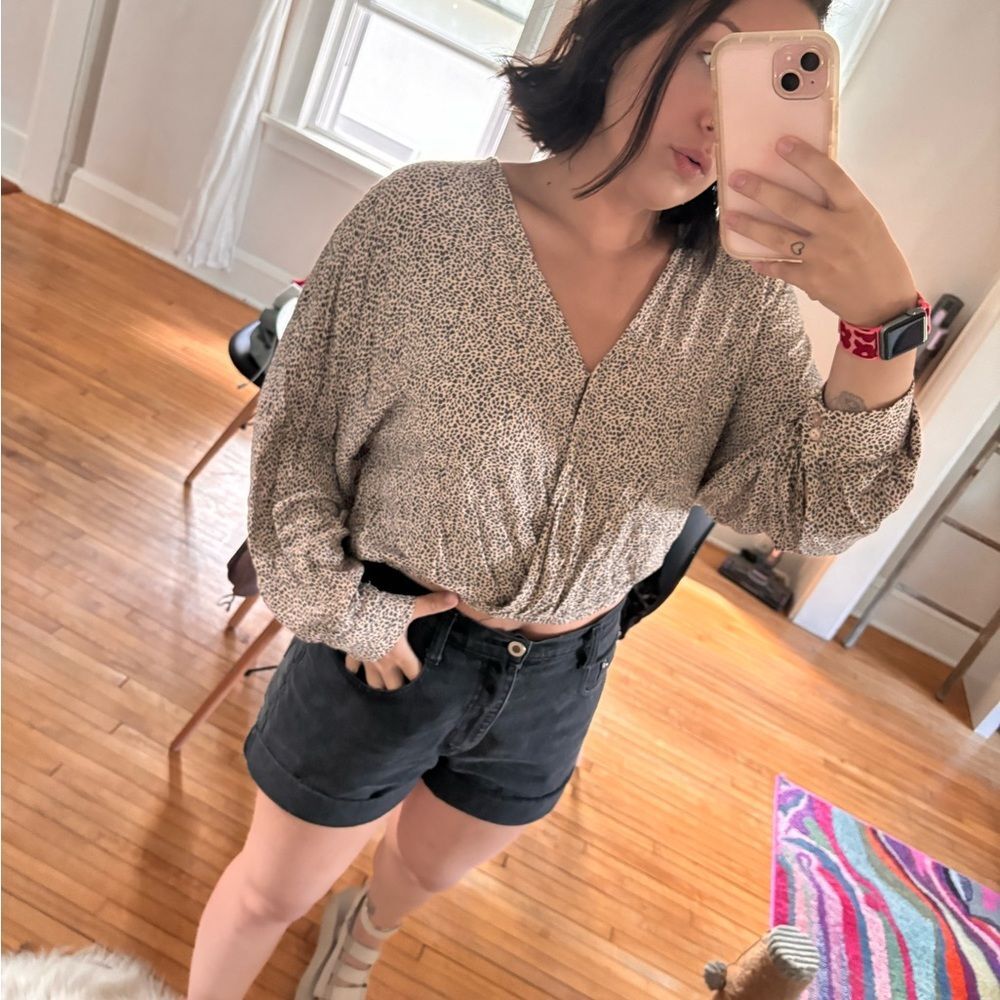 American Eagle Wrap Shirt